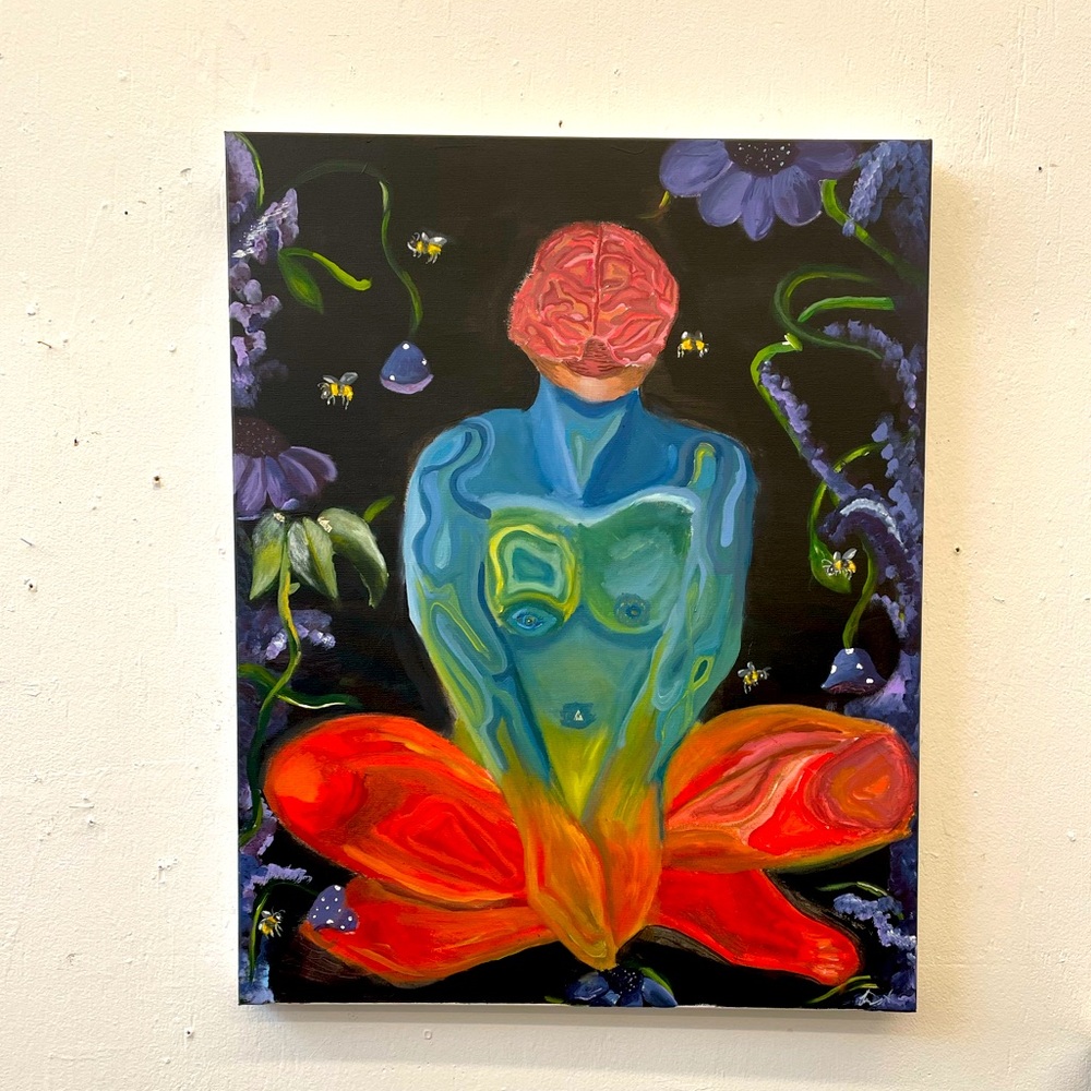 ReBirth , Oil and Acrylic Painting